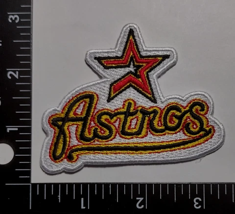 Houston Astros  Monogram Team Champion  Iron/Sew on Quality Patch Fast Shipping Cover