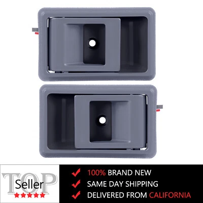 Par de manijas de puerta interiores derecha izquierda gris para camioneta Toyota Tacoma 4Runner Foto 1 de 4