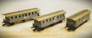 HO 1:87 BRAWA aus 2159 Lazarettzug 3 Wagen der K.W.St.E. neuwertig ohne OVP - Bild 1 von 12