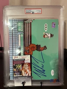 MIKE TYSON HAND SIGNED AUTO 8X10 NES NINTENDO PUNCH OUT PSA/DNA ENCAPSULATED - Picture 1 of 4