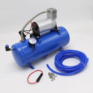 Air Compressors 120PSI 12V/24V Air Tyre Inflator Pump Compressor Capacity 6L - Picture 1 of 9