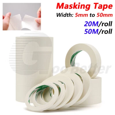 Cinta adhesiva general hágalo usted mismo artesanía pintor automotriz cinta fácil de rasgar ancho 5 mm - 50 mm Foto 1 de 4