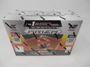 BRAND NEW SEALED 2021 NFL Panini Prizm Draft Picks Football Mega Box 60 Cards - Picture 1 of 4