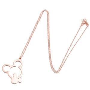 Disney Halskette Anhänger Disney Land Mickey Maus Mouse Roségold Rosegold NEU! - Bild 1 von 5