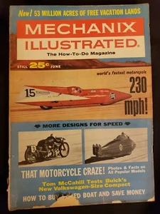 MECHANIX ILLUSTRATED JUNE 1964 The How toDo It Magazine Worlds Fastest Motorcycl - Picture 1 of 12