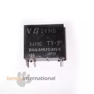24V RELAY TAKAMISAWA DPST 250V 5A DC NO VB-24MB-UL - Picture 1 of 1