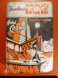 Hotel Cosmos - Jonathan Burke wypożyczona książka science-fiction pierwsze wydanie ok. 1954 Utopia