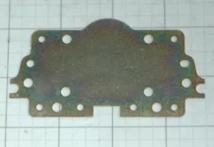 1958 hasta la fecha placa de medición trasera Holley modelo 4160 y 4175 1850 100 de carbohidratos - Imagen 1 de 1