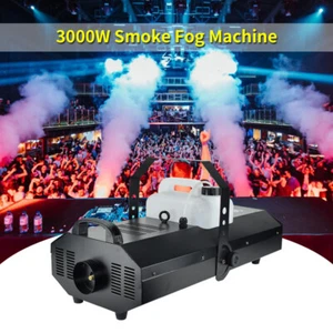 3000W DMX Fog Machine Stage Smoke Fog Machine DJ Smoke Effect Fogger Remote - Picture 1 of 10