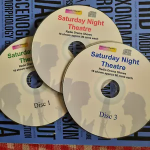 Saturday Night Theatre 3 disc set - Old Time Radio Drama - 50 shows on 3 Mp3 CDs - Picture 1 of 1