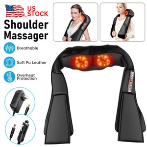 Shiatsu Neck Massager with Heat Massager for Back Shoulder Foot and Leg Comfort - Picture 1 of 12