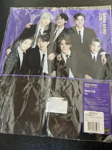 [NEW] BTS BANG BANG CON The Live Official Merch BTS Image Flag - Picture 1 of 7