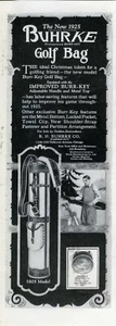 1924 Buhrke Golf Bags Sports Caddy Old PRINT AD Nearly 100 years old (3386) - Picture 1 of 1