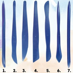 14 Plastic Clay Modelling Tools Set of Modelling Clay Tools and Pottery Tools - Picture 1 of 6