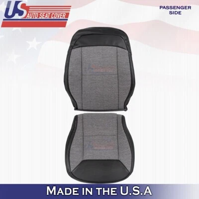 2014 to 2024 Fits Dodge Ram ProMaster PASSENGER Bottom/Top Cloth Cover Black - Image 1 of 4