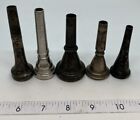 Lot of 5 Brass Mouthpieces Frank Holton Herco Vincent Bach Conn 4 Collegiate