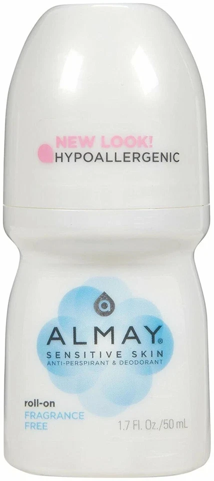 Almay Roll-On Anti-Perspirant & Deodorant Sensitive Skin Unscented 1.7oz 12 Pack - Image 1 of 1