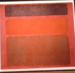 Mark Rothko “red Brown & Black” Abstract Expressionism Art 35mm Slide - Picture 1 of 2