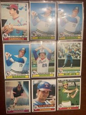 1979 topps baseball 251-500 you pick complete your set