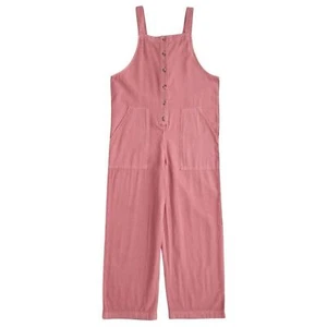 Billabong Girls Pink Wide-Leg Jumpsuit with Relaxed Fit - Picture 1 of 9
