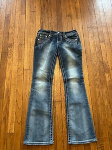 Miss Me Jeans Womens 28 Boot Cut 28x32 Blue - Picture 1 of 8