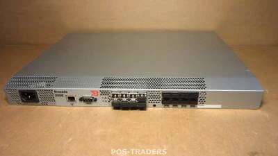 BROCADE SILKWORM 200E 205E 16 PORT Fibre Channel Network Switch INCL 8X SFP'S - Image 1 of 3