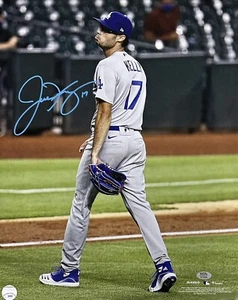 JOE KELLY DODGERS SIGNED 16X20 POUTY FACE VS ASTROS CARLOS CORREA PHOTO BLUE PSA - Picture 1 of 3