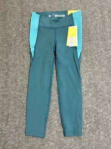 All In Motion Girl's Leggings Mid Rise Green Extra Small 4/5 - Picture 1 of 7