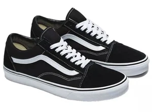 NWOB Vans Old School Black & White Shoes Size US 7 Men New! - Picture 1 of 18