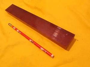 ULTEM 1000 BAR plástico mecanizable stock plano 3/4" x 1-1/2" x 10-1/8" de largo - Imagen 1 de 2
