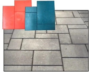 FINTA PIETRA Concrete texture stamp mat Betondruck Bodenmatte - Bild 1 von 4