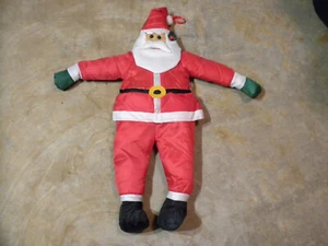 Vintage 100 % Polyester Füllung 28" x 19" dekorativer Weihnachtsmann NIE BENUTZT - NEU OHNE KARTON - Bild 1 von 15