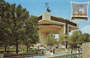 Port Authority Helicopter Heliport 1964 1965 New York World’s Fair Postcard - Picture 1 of 2