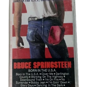Bruce Springsteen Born in the USA Cassette Tape VTG 1984 Columbia Records  - Foto 1 di 4