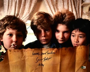 Sean Astin Signed Goonies 16x20 Close Up Photo w/Goonies Never Say Die!-BAW Holo - Picture 1 of 11