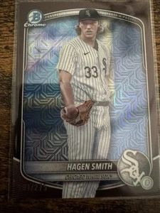 2025 Bowman Hagen Smith Chrome Mojo Refractor White Sox Brown /275 - Picture 1 of 3
