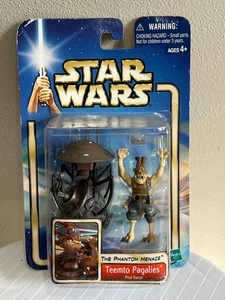 Hasbro Star Wars, The Phantom Menace: Teemto Pagalies 2002 de colección nuevo - Imagen 1 de 4
