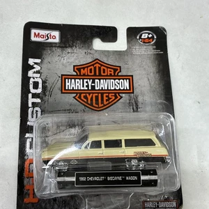 Maisto Harley Davidson  H-D Custom 1962 CHEVROLET BISCAYNE WAGON - Picture 1 of 2