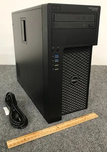 Dell Precision 3620 Desktop E3-1240 v5 16GBRAM 256GB NVMe + 1TB HDD As Is w/Cord - Picture 1 of 9