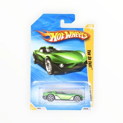 Hot Wheels Yur So Fast 16/240 - Green - 2010 Mainline A - Image 1 of 3