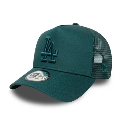 LA Dodgers Cap Trucker Adjustable New Era League Essential Dark Green 9forty