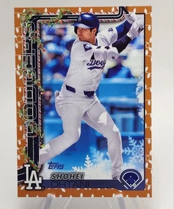 SHOHEI OHTANI 2025 Topps GOLD HOLIDAY LIGHTS PARALLEL #H200 Dodgers SSP SHOWTIME - Bild 1 von 2