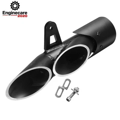 Nuevo tubo de escape silenciador de escape doble salida 38-51 mm para Yamaha YZF-R6 Foto 1 de 4