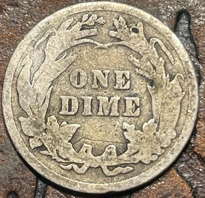 1914 10C Barber Dime USA 🇺🇸 Historic Silver Coin  - Image 1 of 2