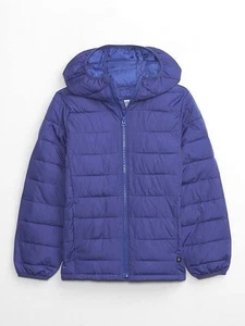 GAP Kids Cold Control Water Resistant Puffer Jacket - Mosaic Blue - Sz S 6/7 - Picture 1 of 1