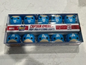 Neu in Box Marvel Captain America Funko Pop Party Lichterkette 75th Anniversary - Bild 1 von 7