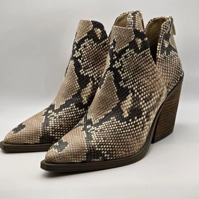 Vince Camuto Gigietta Snakeskin Bootie Size US 8.5  - Image 1 of 4