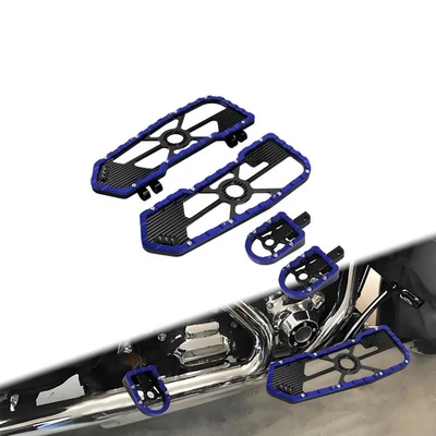 MX Style Foot Peg Footboards Floorboards For Harley Electra Road Glide 86-25 - Image 1 of 4