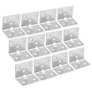 12pz 31mmx31mmx38mm acciaio inossidabile angolo giunto rinforzo forma L elemento - Afbeelding 1 van 5