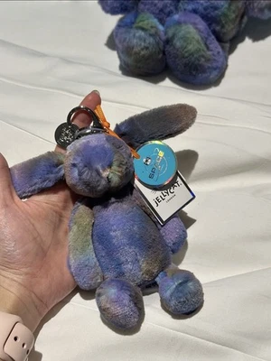 Jellycat Seoul Exclusive Zodihop Luxe Bunny Bag Charm/Keychain (Space). BNWT - Image 1 of 3